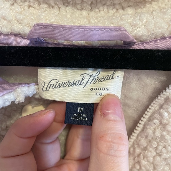 Universal Thread Pullover Fleece Button Up - Picture 3 of 4